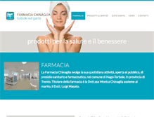 Tablet Screenshot of farmaciachinaglia.com